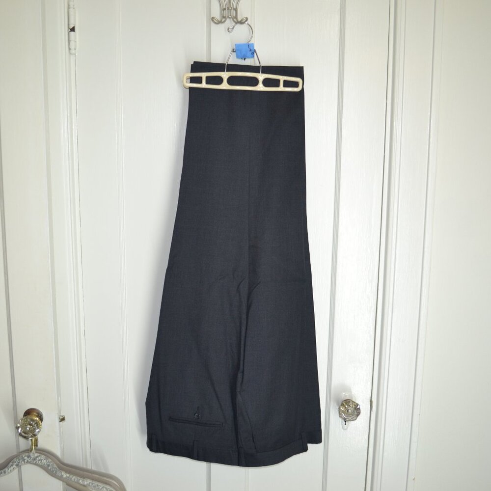 Paul Fredrick Men's Slacks - Navy, size 48R